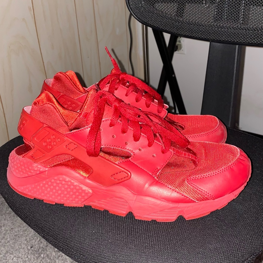 Red Huarache Sneakers